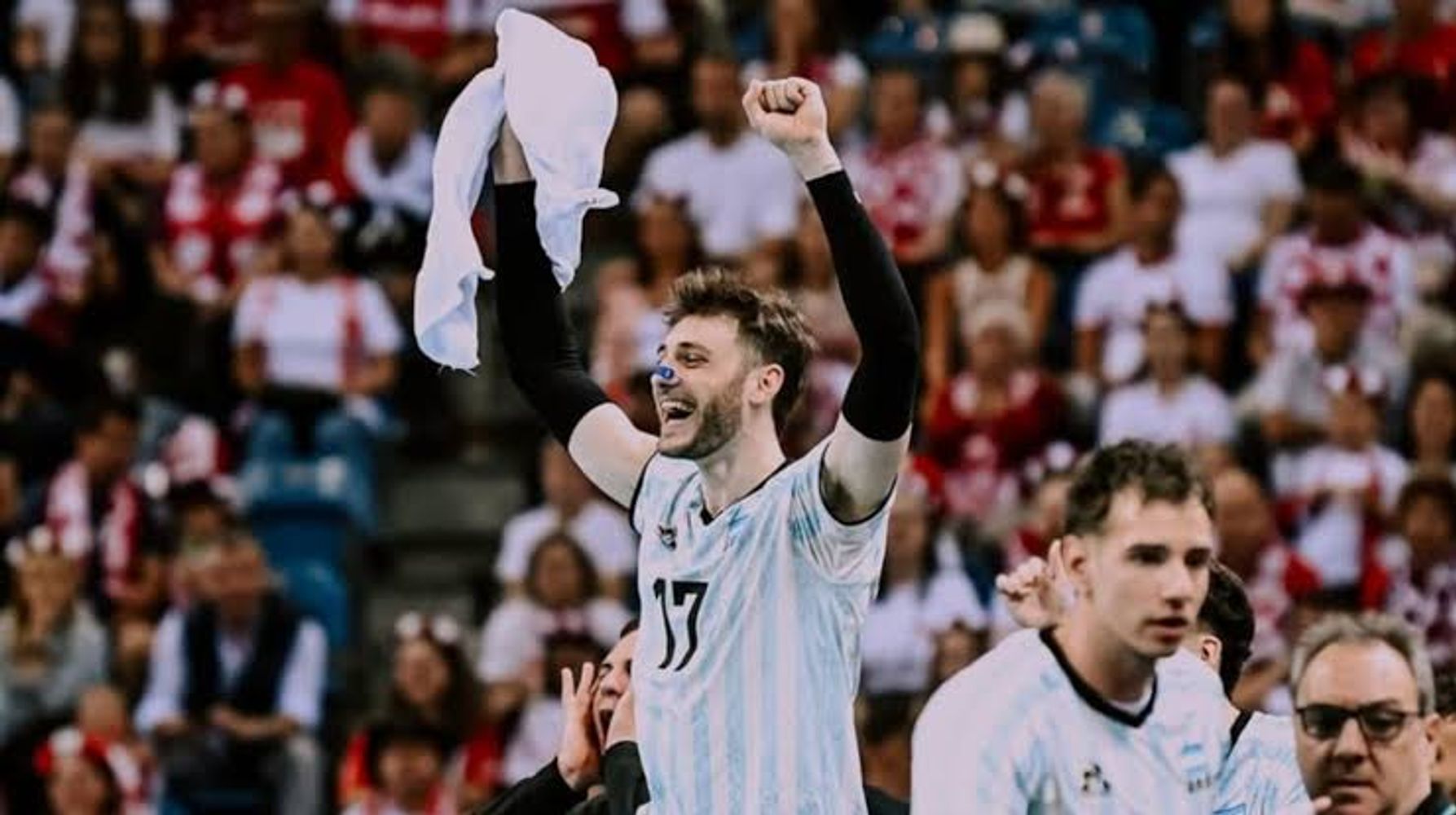 Luciano Vicentín, jugador de la Selección Argentina de vóley.