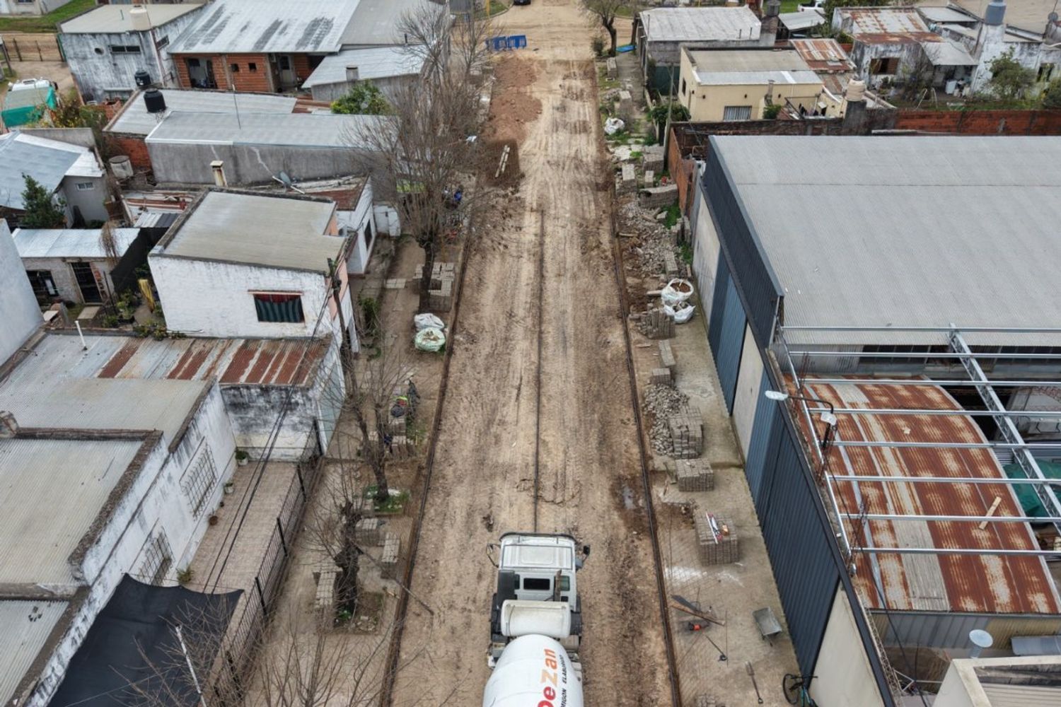 Obras/pavimento.