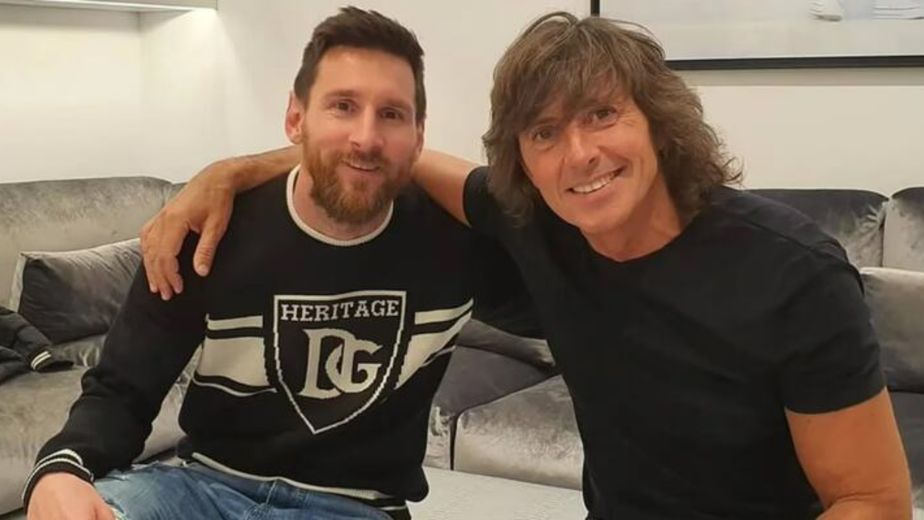 Lionel Messi y Gustavo Bermudez