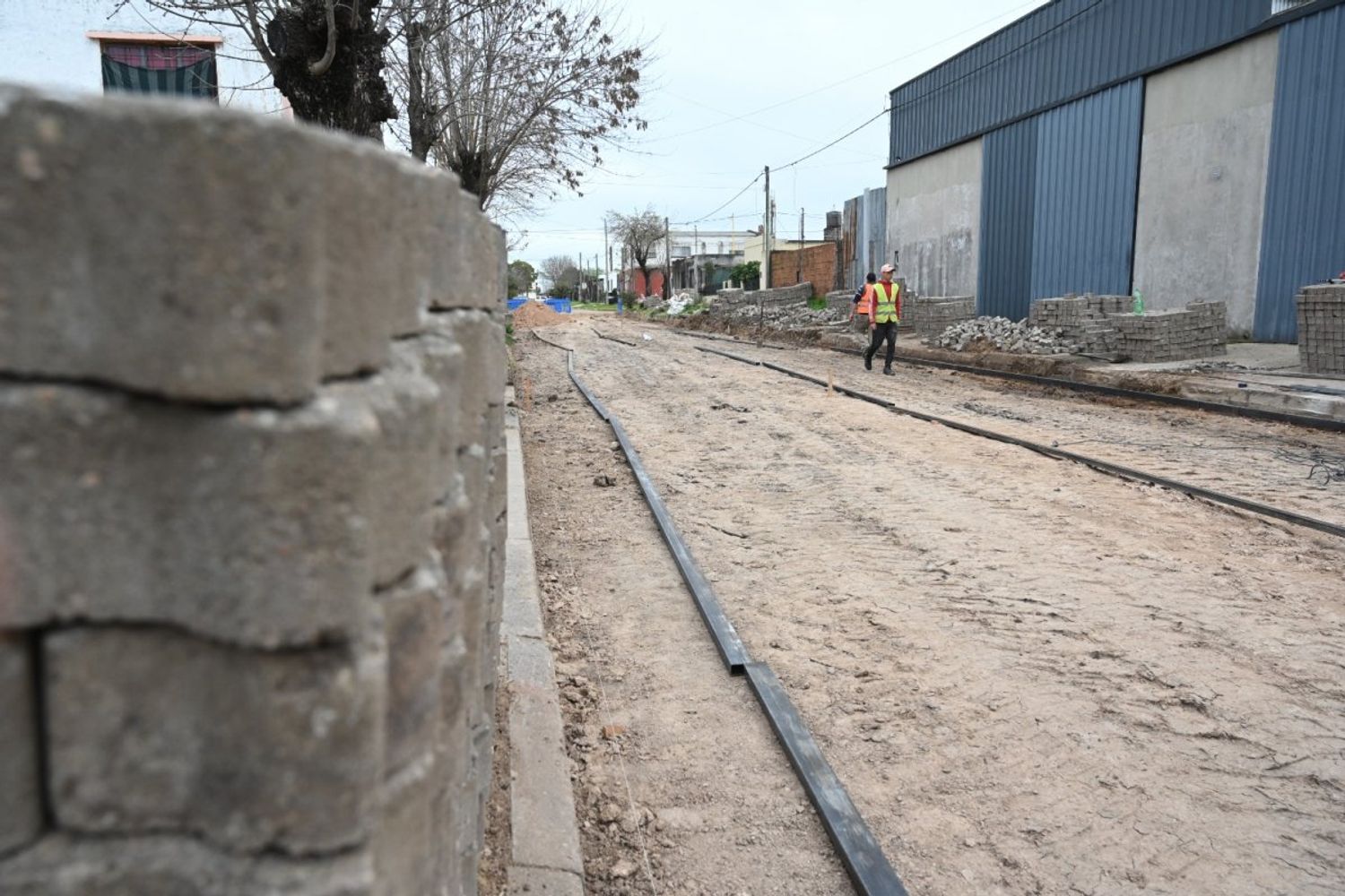 Obras/pavimento.