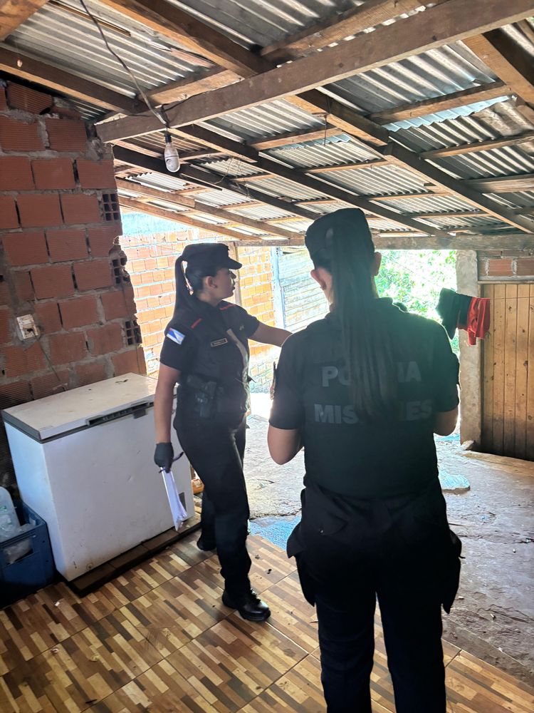 Puerto Iguazú: secuestraron vainas y un proyectil durante un allanamiento por el tiroteo vinculado a una muerte en Paraguay.