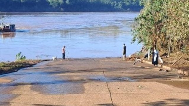 Reabrieron el paso fronterizo El Soberbio–Porto Soberbo tras la bajante del río Uruguay.