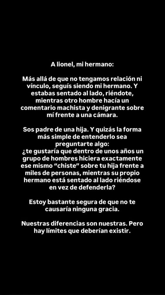 La polémica entre Sasha y Lionel Ferro