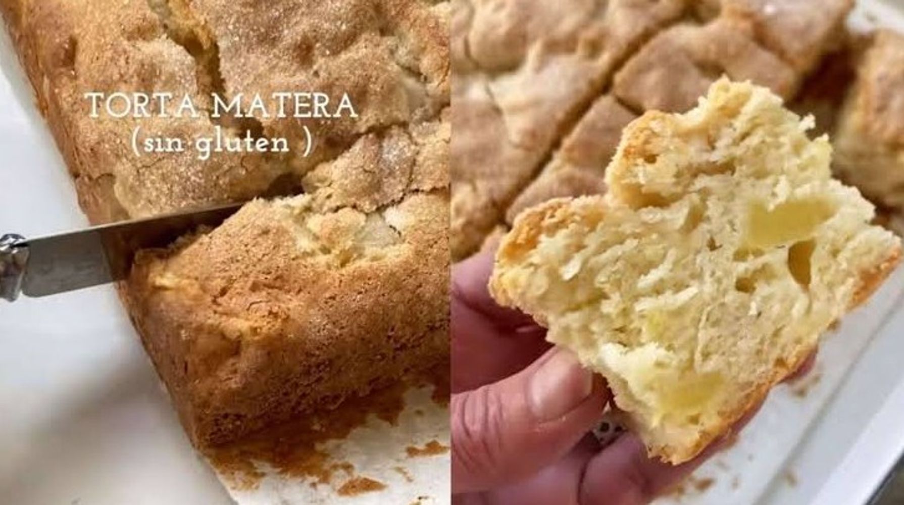Torta matera sin gluten: la receta definitiva para la hora de la merienda