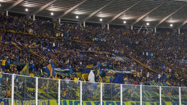Los hinchas de Boca repletaron las tribunas designadas en el Kempes.