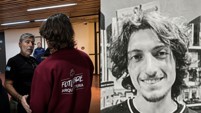 El encuentro entre Mariano Martínez y Juan Pablo Quinteros.