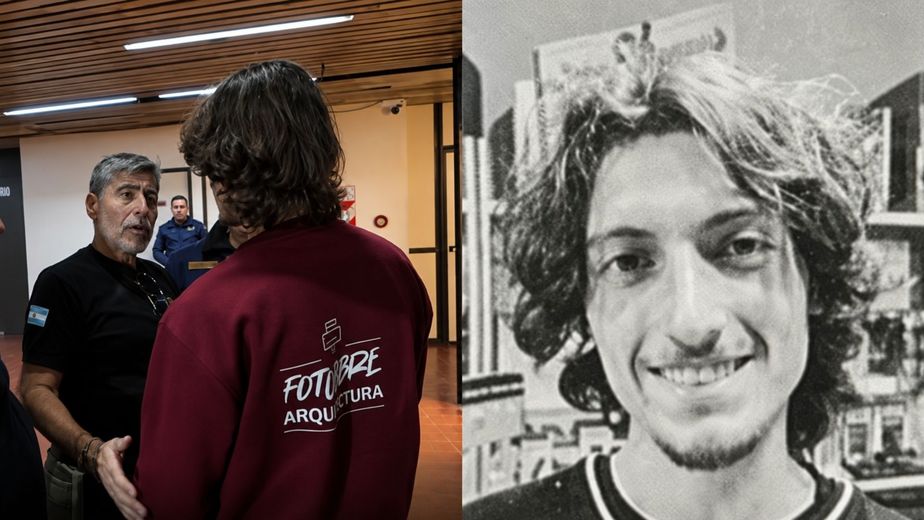 El encuentro entre Mariano Martínez y Juan Pablo Quinteros.