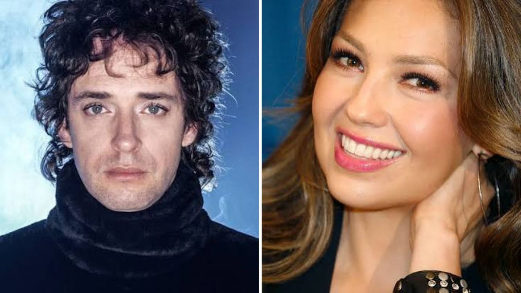 Gustavo Cerati y Thalía.