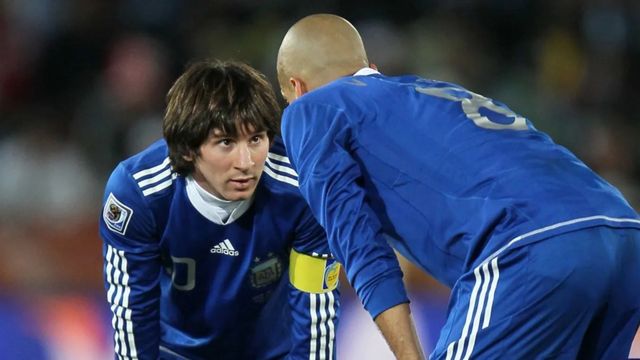 Lionel Messi en el Mundial Sudáfrica 2010