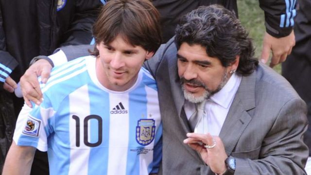 Lionel Messi en el Mundial Sudáfrica 2010