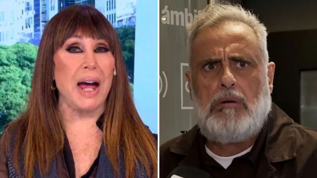 Moria Casán y Jorge Rial