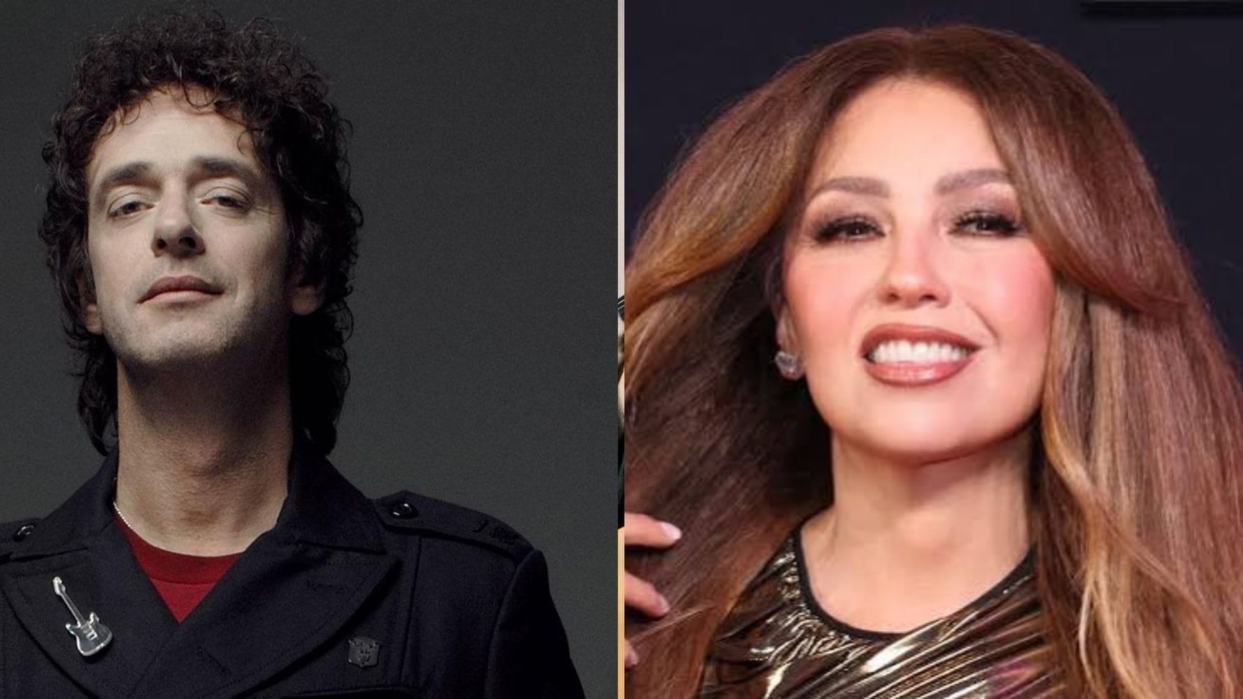 Gustavo Cerati y Thalía.