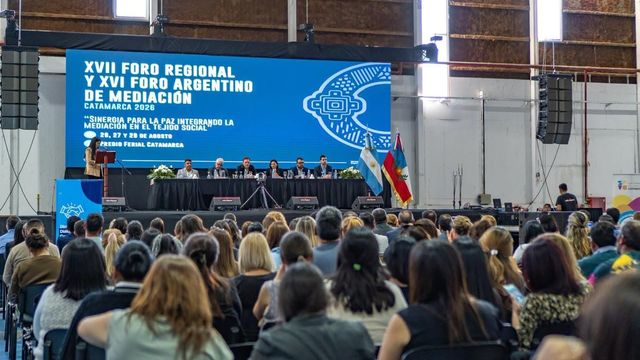 El XVII Foro Regional y XVI Foro Argentino de Mediación, bajo el lema “Sinergia para la paz integrando la mediación en el tejido social”
