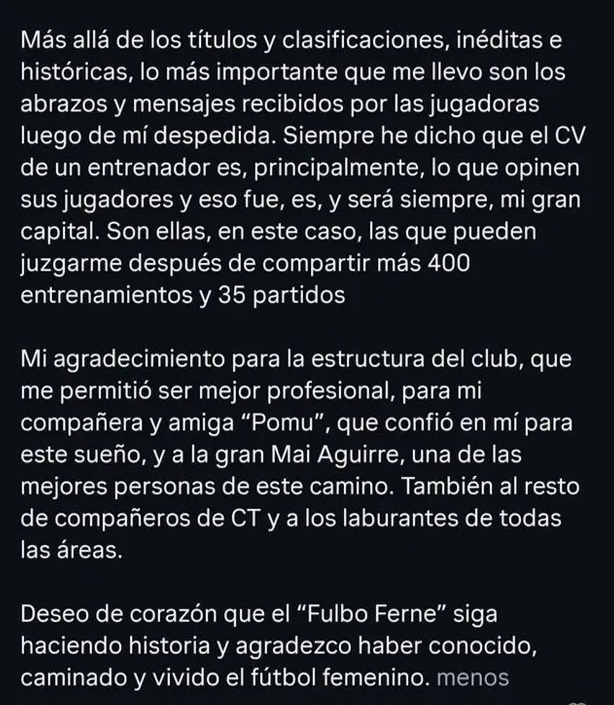 Rodrigo Gaitán se despidió de Belgrano.