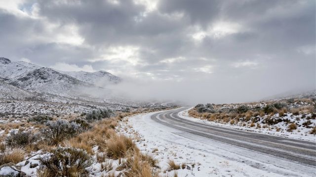 Nieve en Córdoba.
