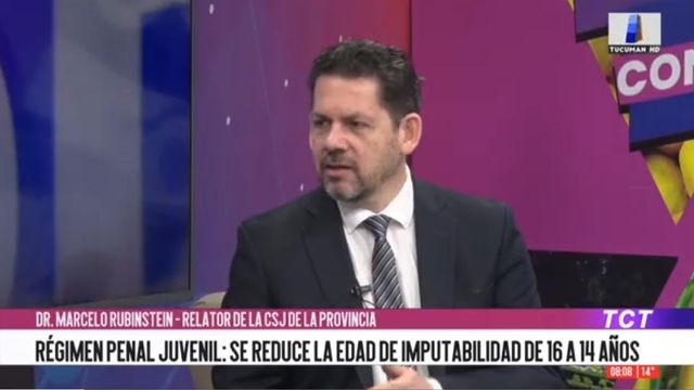 Dr Marcelo Rubinstein, relator de la Corte Suprema de Justicia de la provincia