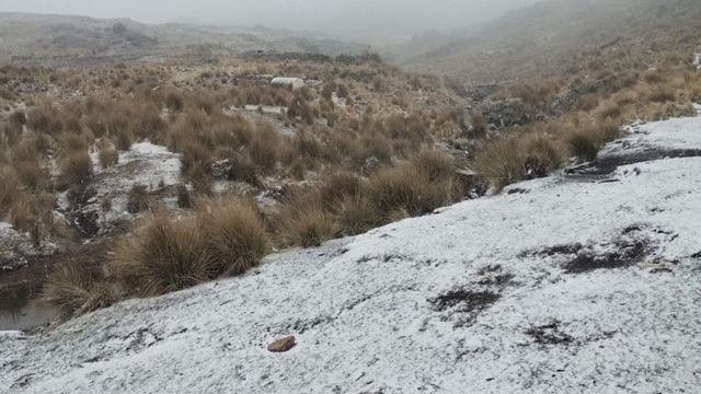 Nieve en Córdoba.