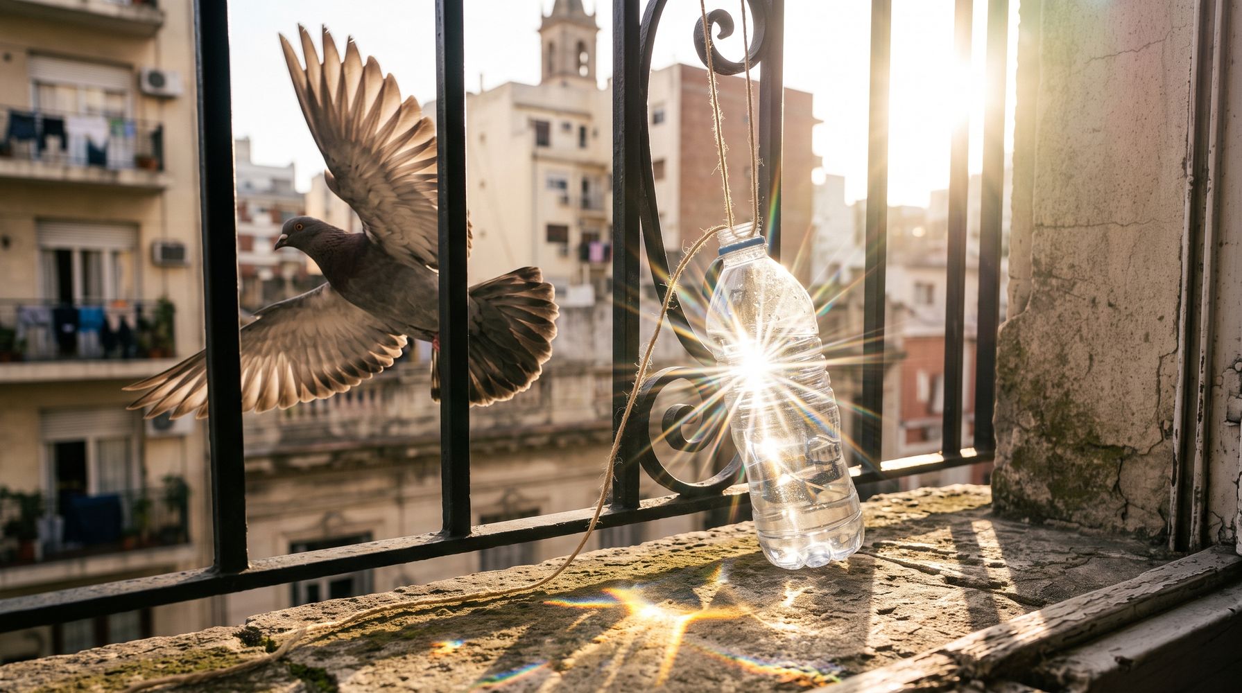 Colgar una botella de plástico con agua en la ventana: por qué lo recomiendan y para qué sirve