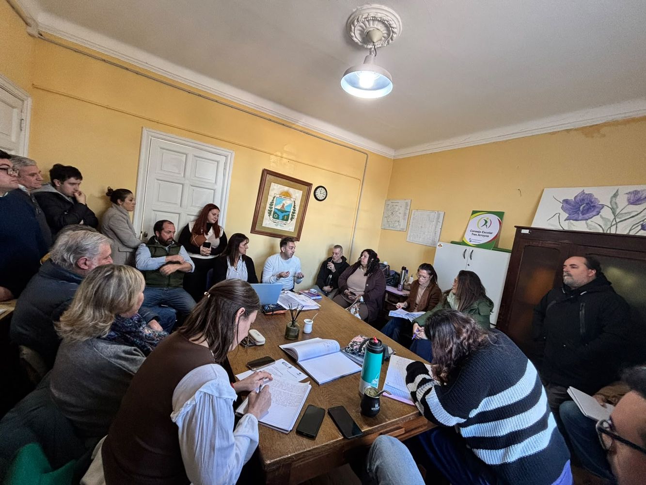 El Consejo Escolar recibió a concejales