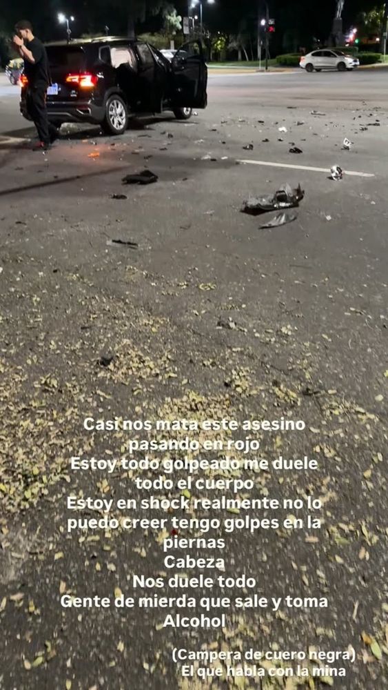 Tomás Holder sufrió un fuerte accidente