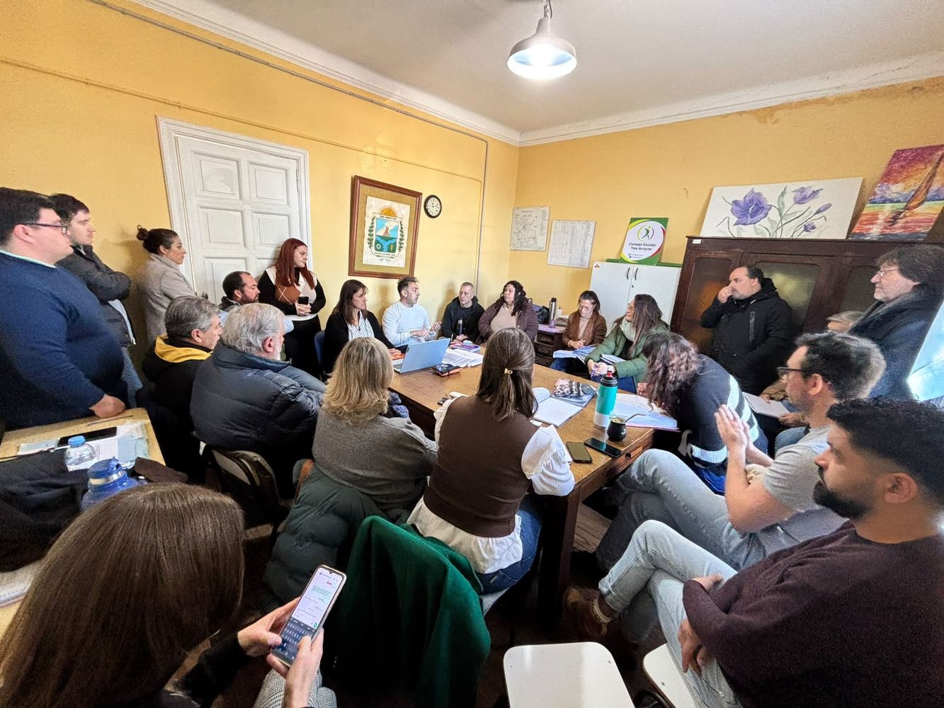 El Consejo Escolar recibió a concejales