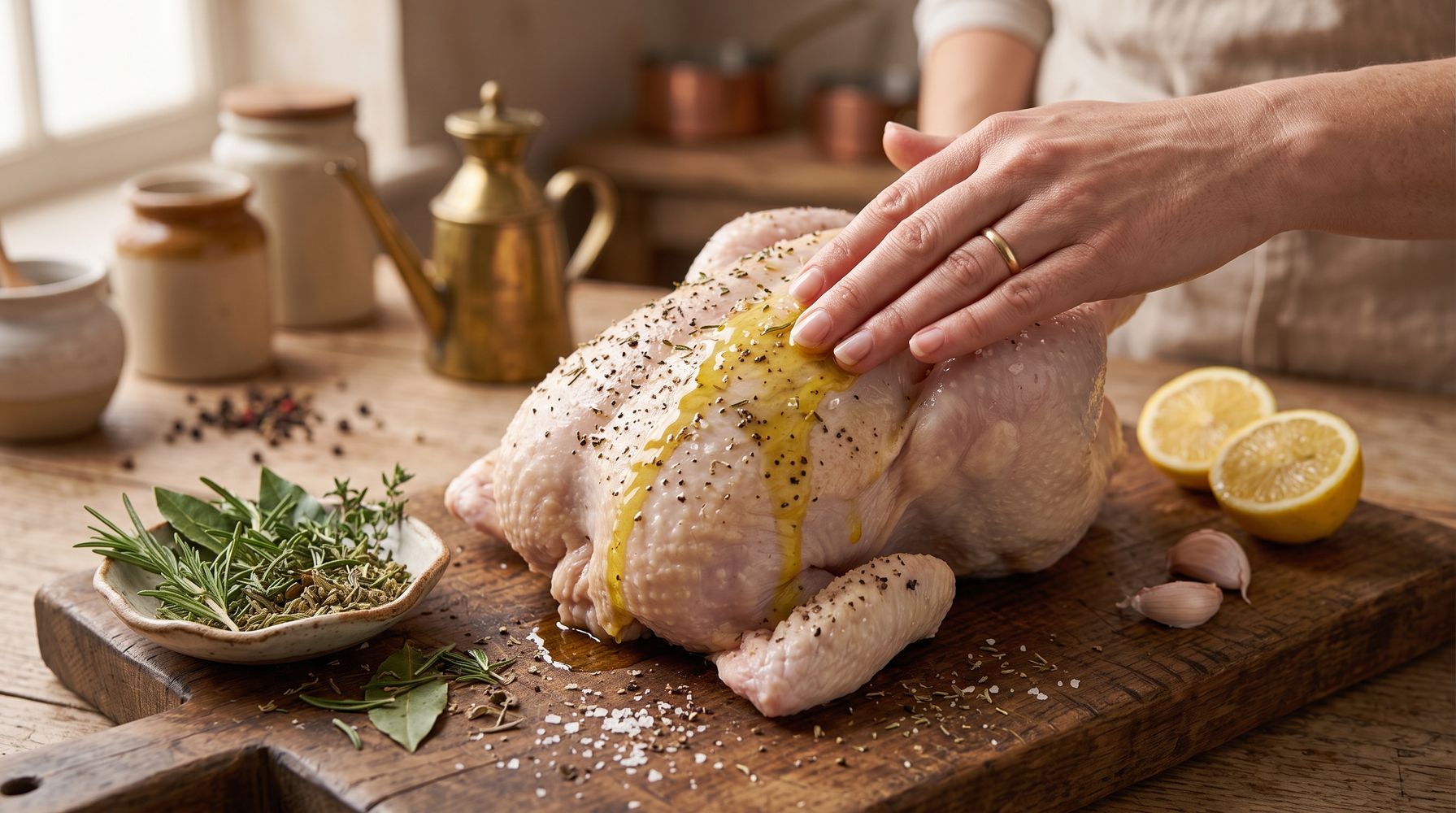 Jordi Cruz, chef: “Para que el pollo al horno quede crujiente pero jugoso hay que usar 5 gr de sal, 50 ml de aceite, 150 ml de agua”