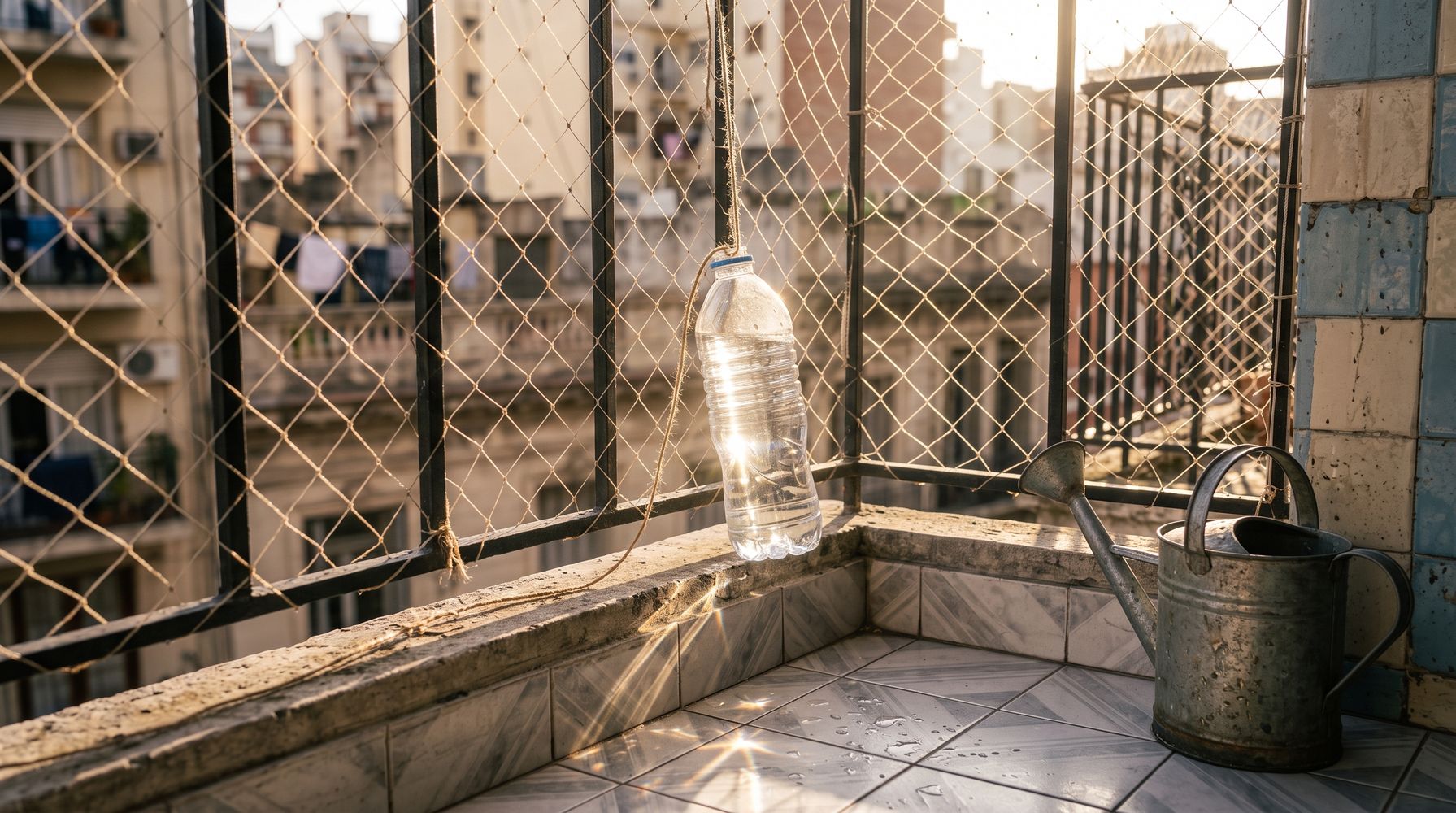 Colgar una botella de plástico con agua en la ventana: por qué lo recomiendan y para qué sirve