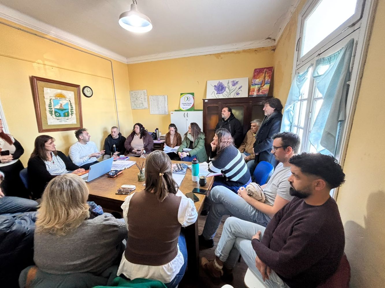 El Consejo Escolar recibió a concejales