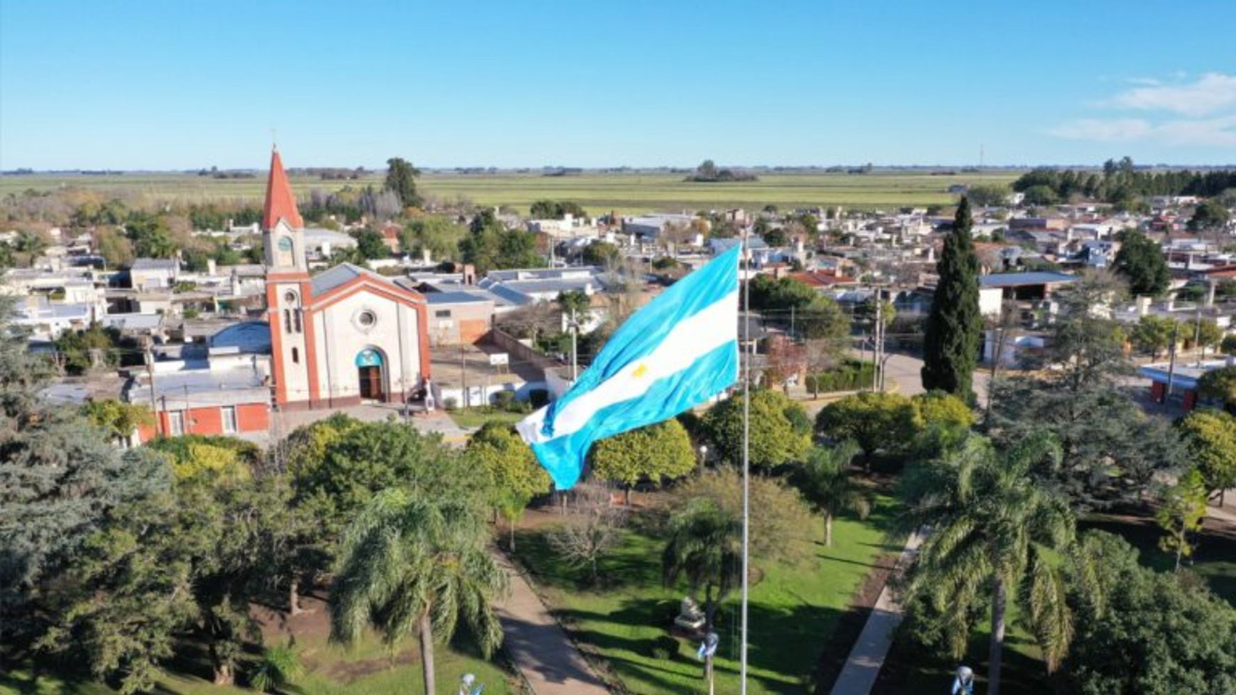 Pujato, a 40 kilómetros de Rosario y con cerca de 4.000 habitantes.