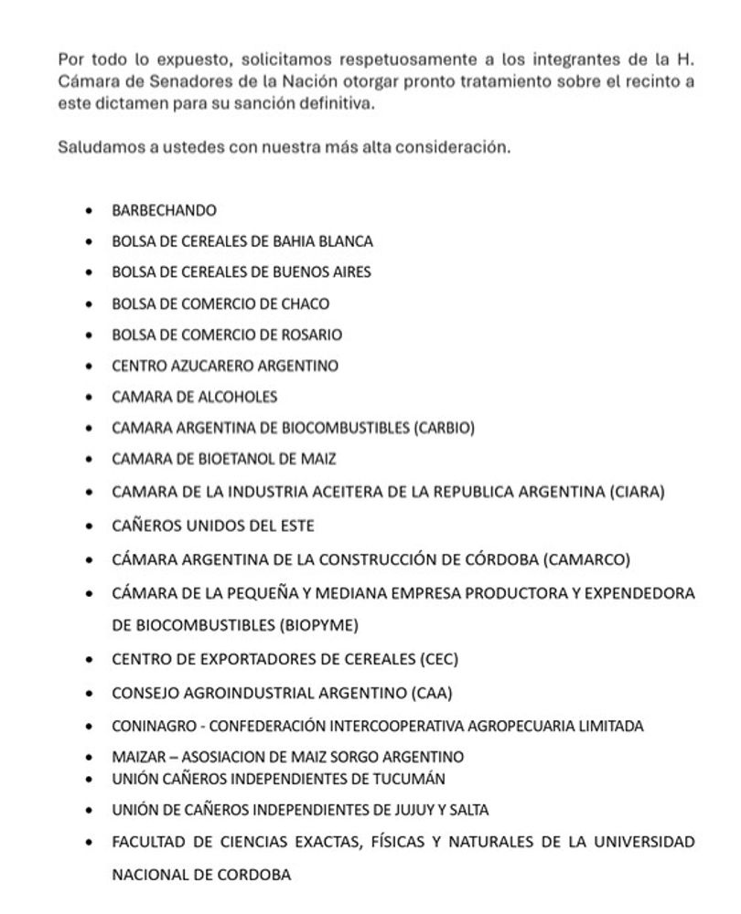 Cámaras del NOA firmaron, junto a organizaciones nacionales, una nota que reclama tratamiento urgente para el nuevo marco regulatorio.
