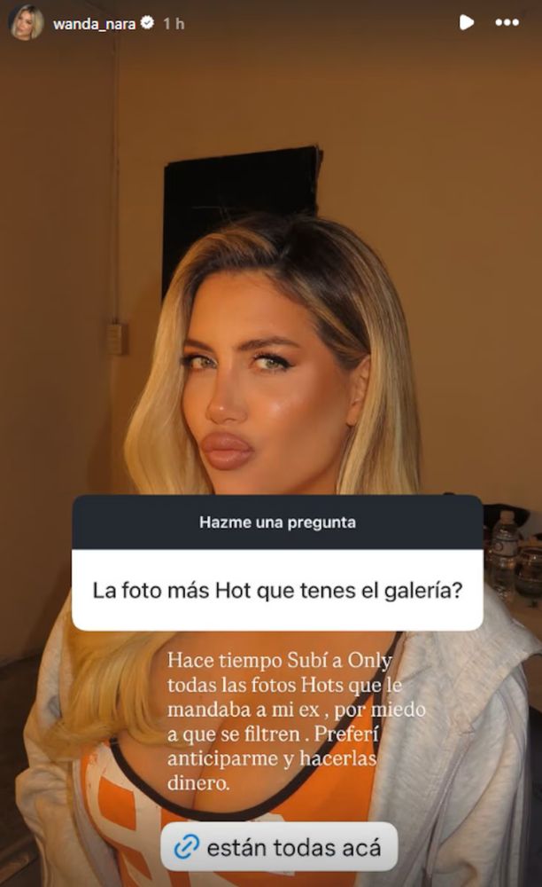 La confesión de Wanda Nara