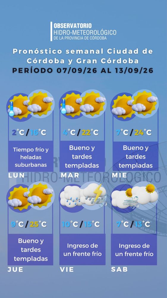 El informe del OHMC para el resto de la semana.