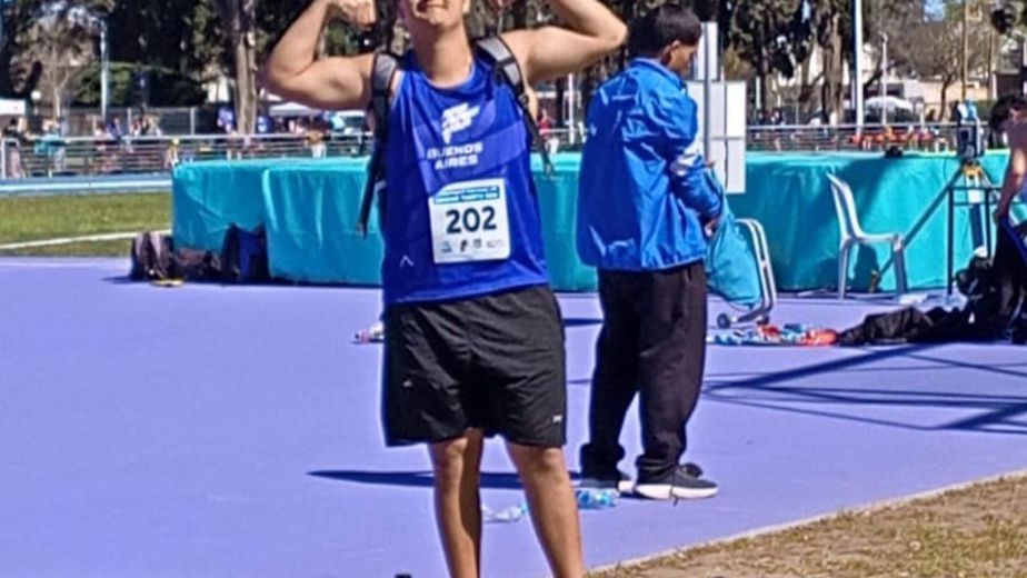Atletismo: el puntaltense Emanuel Quevin es Campeón Argentino U-18