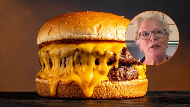 El secreto de la abuela Olga para hacer hamburguesas con queso.