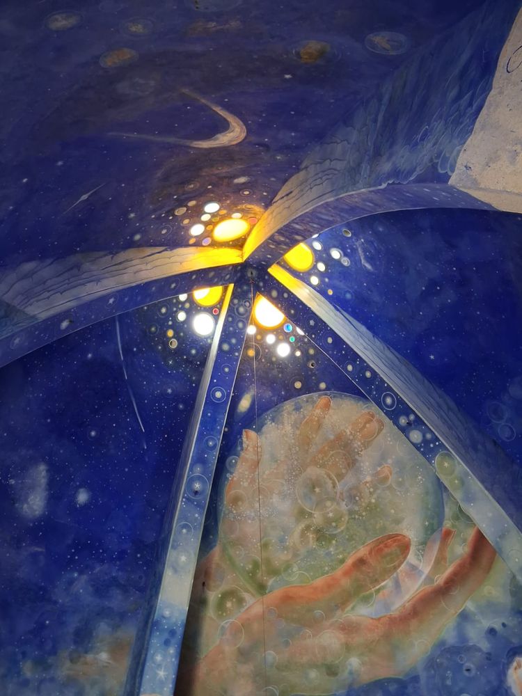 Los detalles de la Capilla en Unquillo.