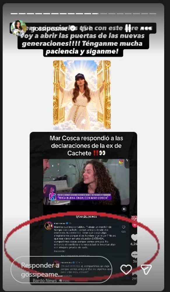 La polémica con Mar Cosca