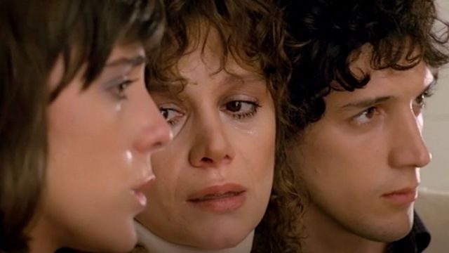 La actriz integró el elenco de “Darse cuenta”, película dirigida por Alejandro Doria y estrenada en 1984.