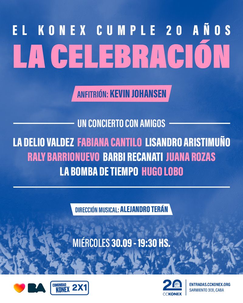 El Konex cumple 20 años y lo celebra a lo grande: quiénes son los artistas que participan y dónde conseguir entradas