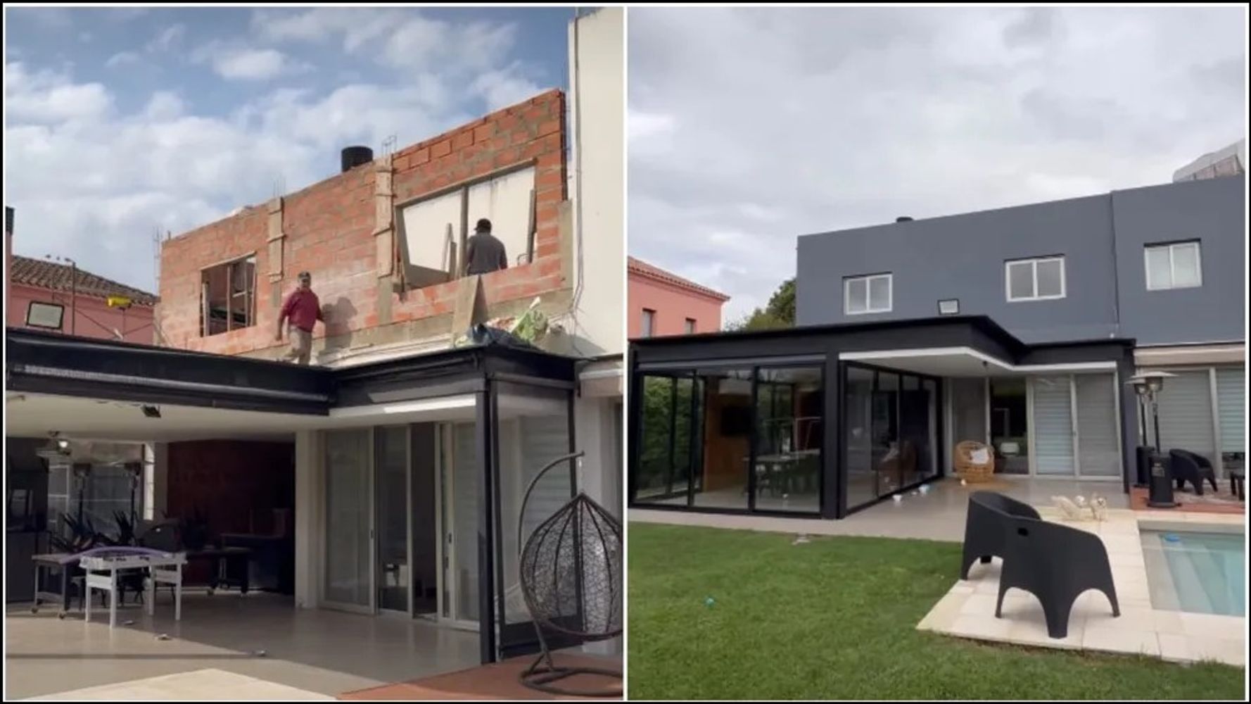 Cinthia Fernández mostró el increíble cambio que hizo en su casa: sumó 40 metros cuadrados sin demoler y reciclando una zona