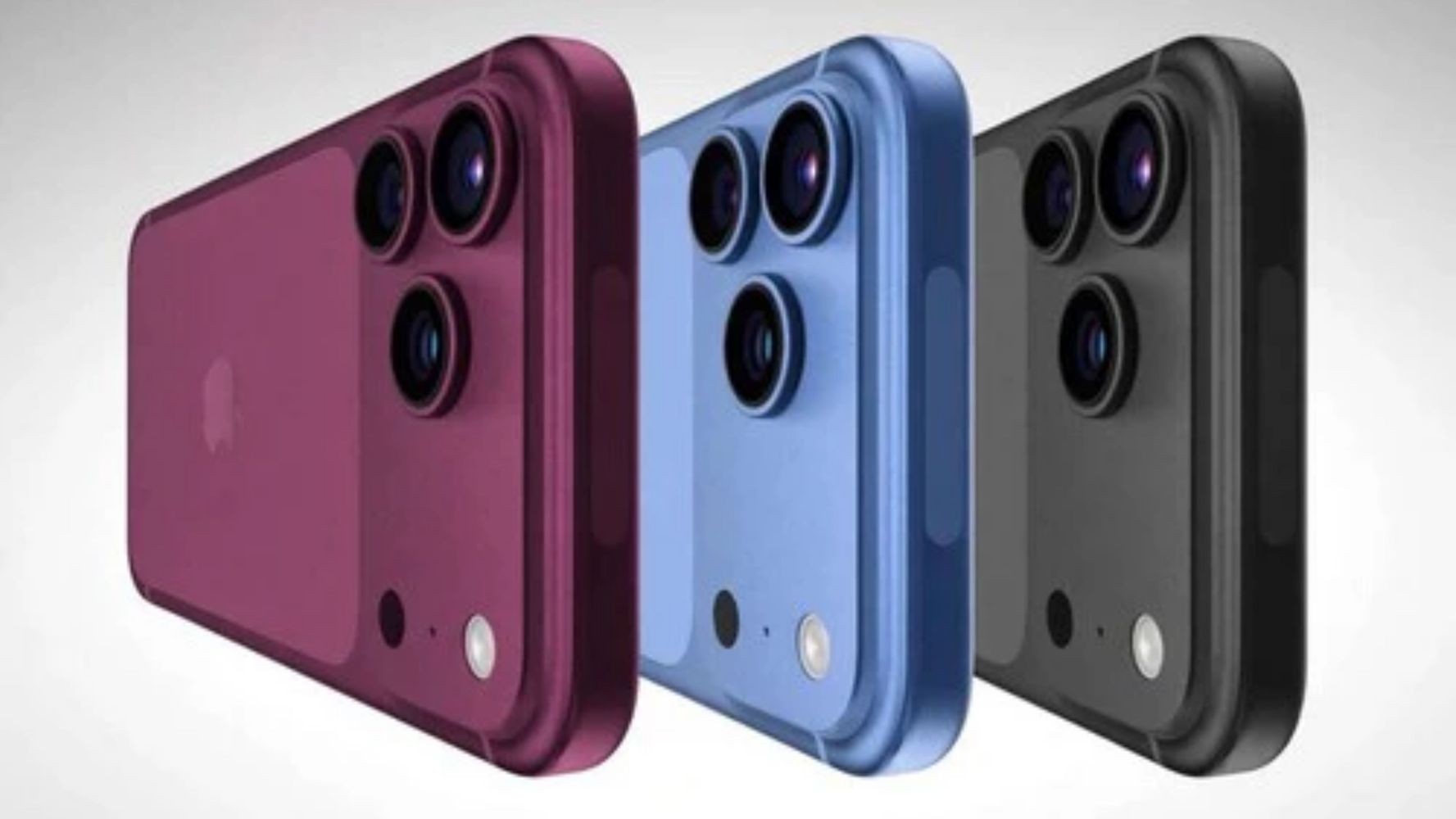 Tres e los cuatro colores del nuevo modelo.