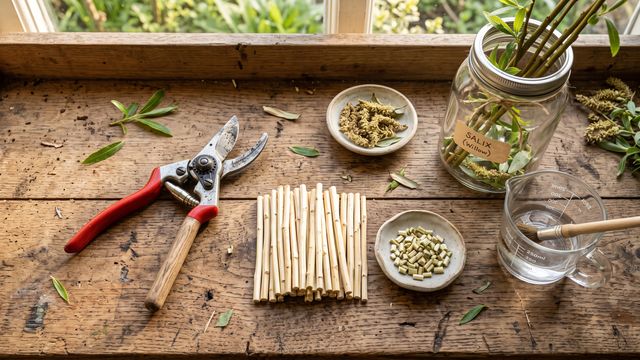 Expertos en horticultura recomiendan: "En primavera, las ramitas nuevas de los sauces se cargan de hormonas del crecimiento y de ácido salicílico, que ayuda a curar heridas en las plantas"