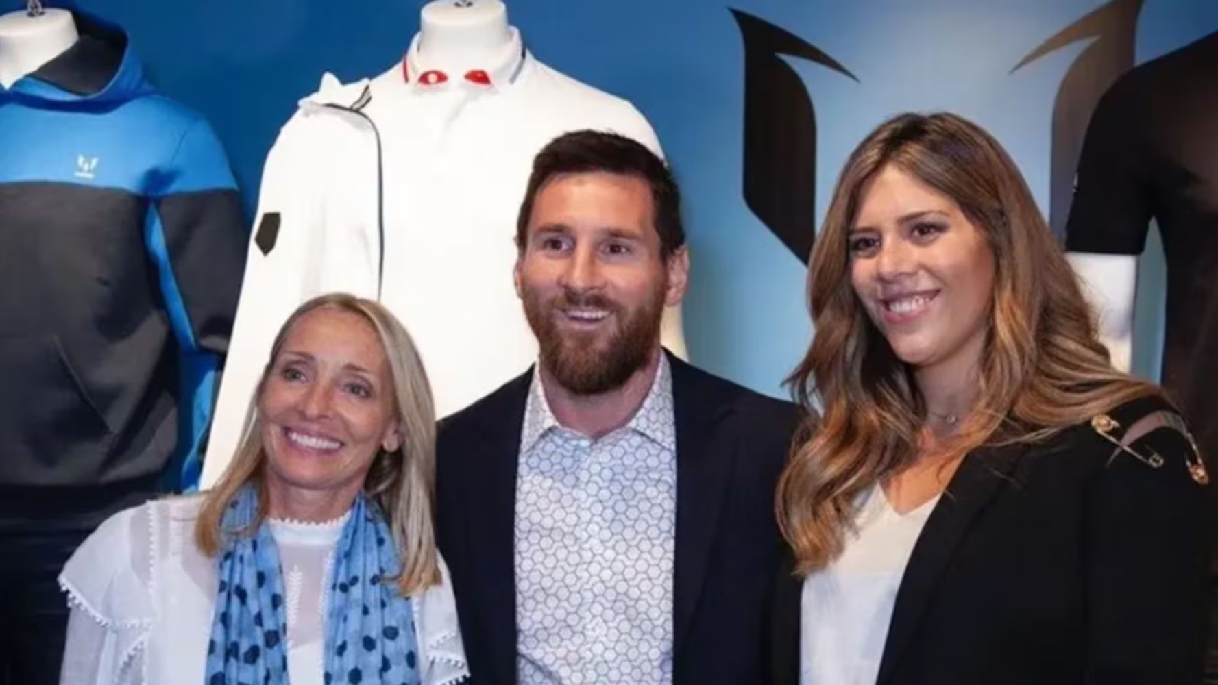 Lionel y María Sol Messi