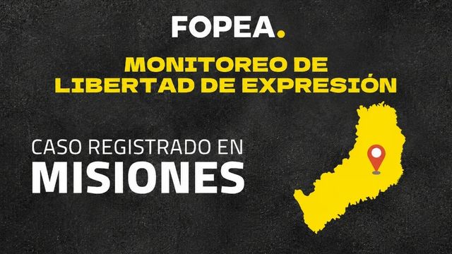 FOPEA repudió amenazas contra periodistas en Puerto Iguazú.