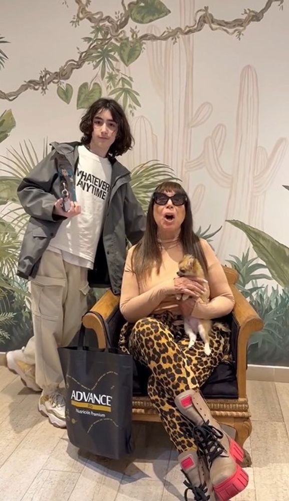 El nuevo perro de Moria Casán ¿otro Kristóbal?