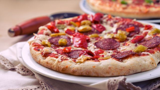 La pizza Diavola.