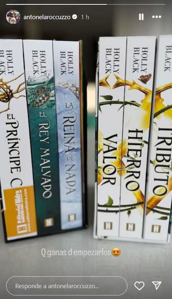 Las lecturas de Antonela Roccuzzo