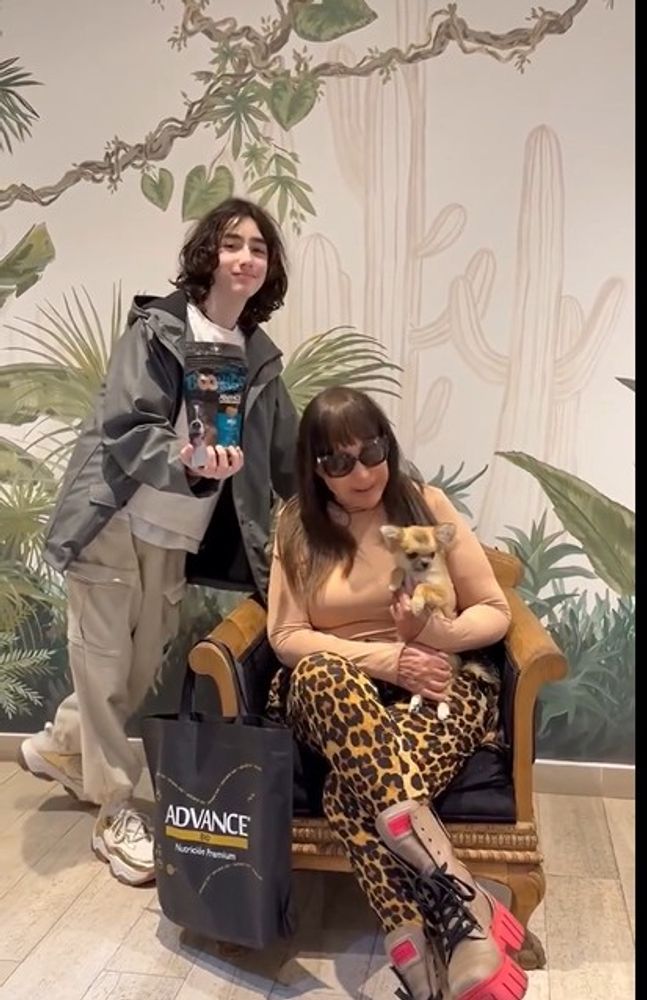 El nuevo perro de Moria Casán ¿otro Kristóbal?
