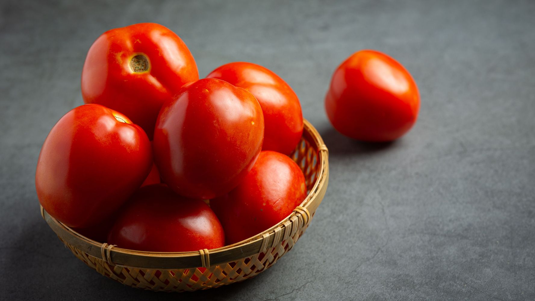 Tomate en buen estado.