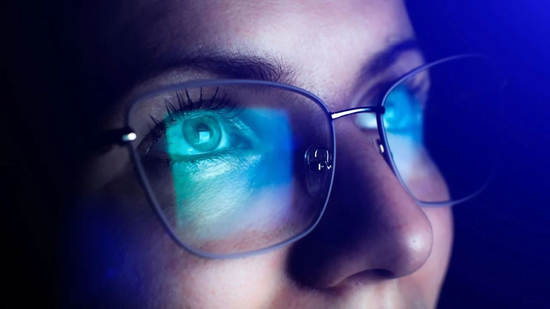 Lentes con bloqueo azul.