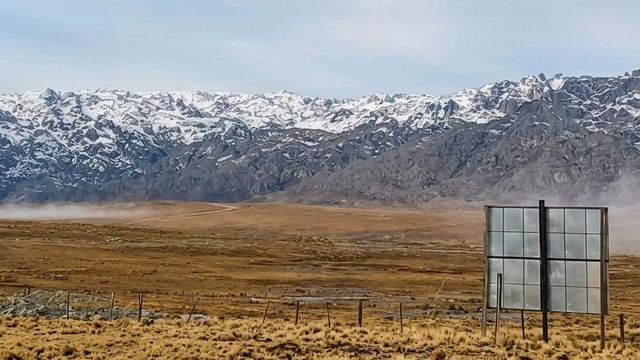 Los Gigantes amanecieron con nieve.